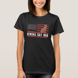 Camiseta Melhor pai de gato bengala de todos os tempos band