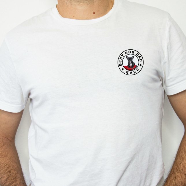 Camiseta Melhor Pai De Gato De Cão Alguma Vez Personalizado (Criador carregado)