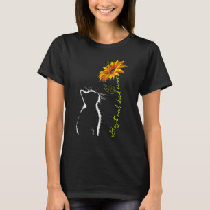 Camiseta Melhor Pai De Gato De Girassol Sempre Gato Bonito