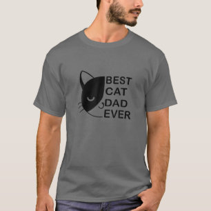 Camiseta Melhor Pai De Gato De Meninos, Pai De Gato Muito E