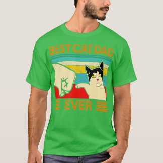 Camiseta Melhor Pai De Gato De Pai De Gato Engraçado Presen