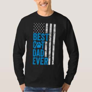 Camiseta Melhor Pai De Gato De Sempre Pais De Bandeiras Ame