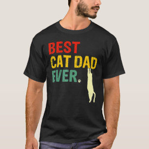Camiseta Melhor Pai de Gato de Todos   Dia dos Pais de Gato