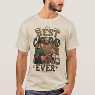 Camiseta Melhor Pai de Gato de Todos os Tempos