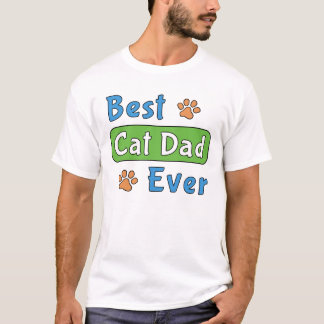 Camiseta Melhor Pai de Gato de Todos os Tempos