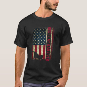 Camiseta Melhor Pai de Gato de Todos os Tempos Bandeira Ame