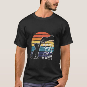 Camiseta Melhor Pai de Gato de Todos os Tempos Bata o Punho