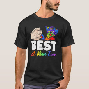 Camiseta Melhor Pai de Gato de Todos os Tempos Colorido Arc