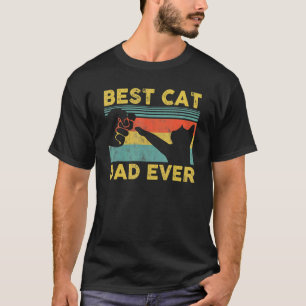 Camiseta Melhor Pai de Gato de Todos os Tempos Dia dos Pais