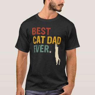 Camiseta Melhor Pai de Gato de Todos os Tempos Dia dos Pais