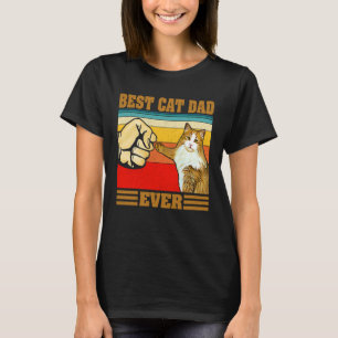 Camiseta Melhor Pai de Gato de Todos os Tempos Gatinho Pun