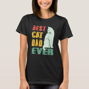 Camiseta Melhor Pai de Gato de Todos os Tempos  Gato   Dia 
