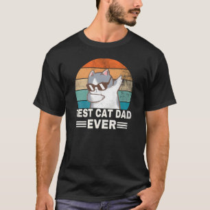 Camiseta Melhor Pai de Gato de Todos os Tempos Gato Papai V