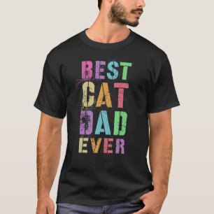 Camiseta Melhor Pai de Gato de Todos os Tempos Herói de Fér