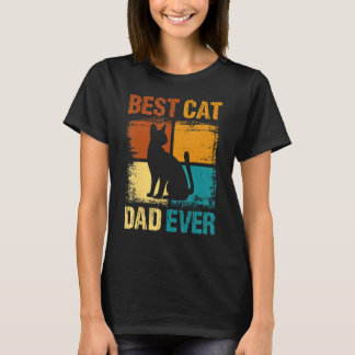 Camiseta Melhor Pai de Gato de Todos os Tempos para Homens,