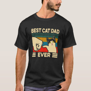 Camiseta Melhor Pai de Gato de Todos os Tempos Vintage Home