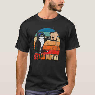 Camiseta Melhor Pai De Gato Dia de os pais De Bump De Punho
