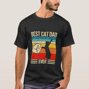 Camiseta Melhor Pai De Gato Dia de os pais De Pai 1