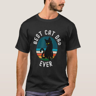 Camiseta Melhor Pai de Gato Dia dos Pais Homens Gatinho Pap