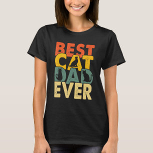 Camiseta Melhor Pai De Gato Do Dia de os pais De Gato De Vi