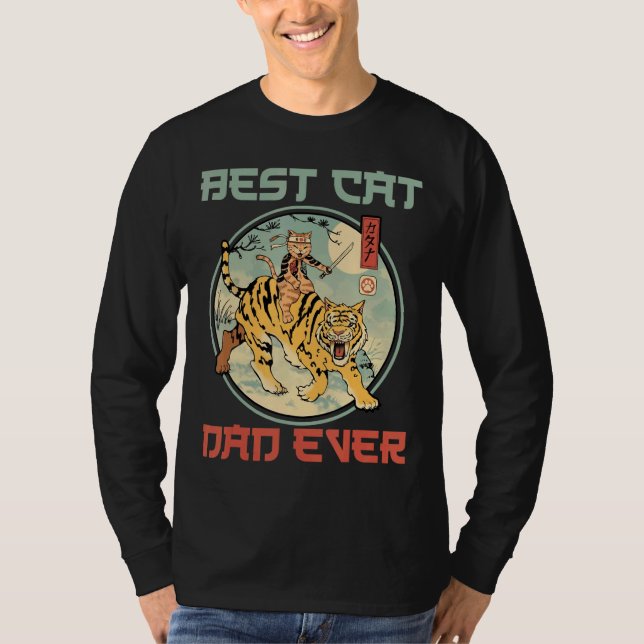 Camiseta Melhor Pai De Gato Do Japão (Frente)