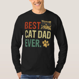 Camiseta Melhor Pai De Gato Do Mens, Dia de os pais De Pai