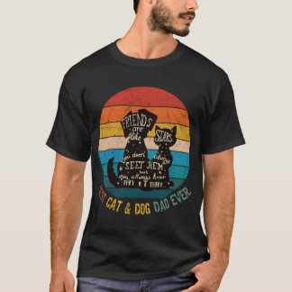 Camiseta Melhor Pai De Gato E Cachorro - Engraçado Cachorro