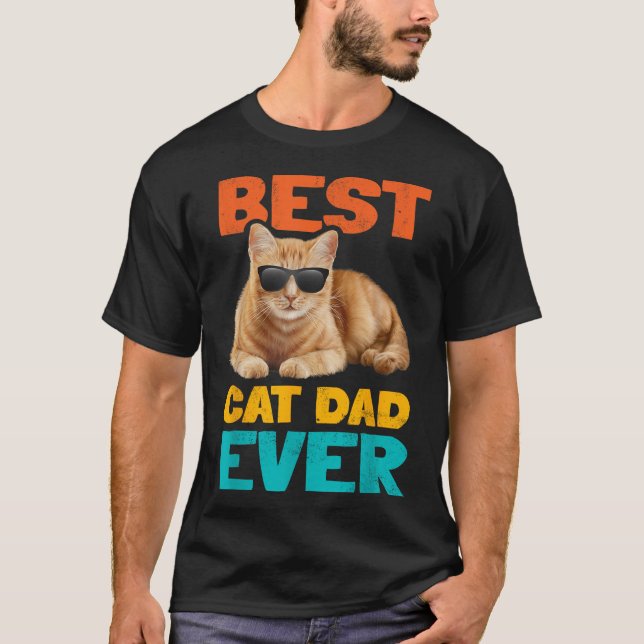 Camiseta Melhor Pai De Gato Já Engraçado Tabuleiro De Propr (Frente)