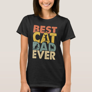 Camiseta Melhor Pai De Gato Já Feita De Animais Felinos Pet