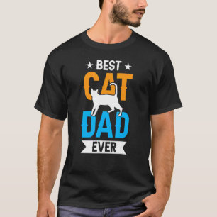 Camiseta Melhor Pai de Gato Já Pai Padre Sayings Da Pai