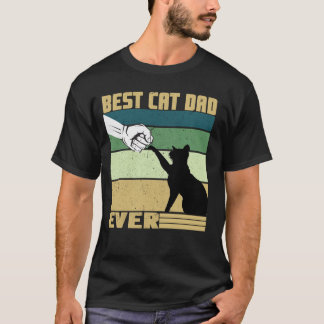 Camiseta Melhor Pai De Gato Nunca - Retrospectivo De Vintag