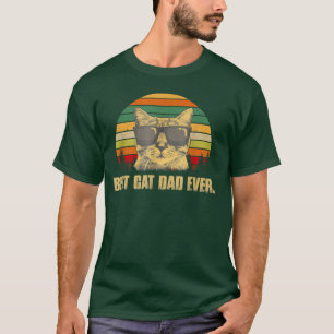 Camiseta Melhor Pai de Gato Nunca Teve Pai Engraçado de Gat