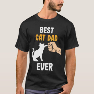 Camiseta Melhor Pai De Gato Pais De Kitten Pai Animal