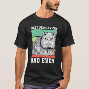 Camiseta Melhor Pai de Gato Persa de Todos os Tempos Para u