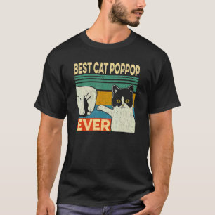 Camiseta Melhor Pai de Gato Poppop Ever de Gato Dia de os p