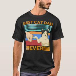 Camiseta melhor pai de gatos