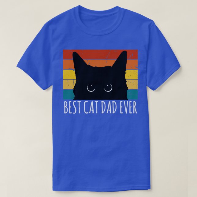 Camiseta Melhor pai de gatos de sempre32 (Frente do Design)