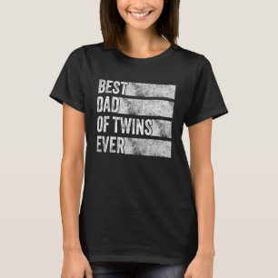 Camiseta Melhor Pai De Gêmeos Engravidando Funny Vin