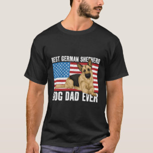 Camiseta Melhor Pai de German shepherd