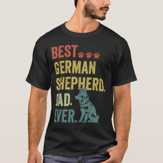 Camiseta Melhor Pai de German shepherd