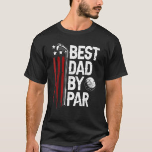 Camiseta Melhor Pai De Golfe Do Par Pai Golfer American Fl