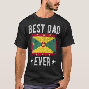 Camiseta Melhor Pai de Grenada Sinalizador Melhor Pai Grena