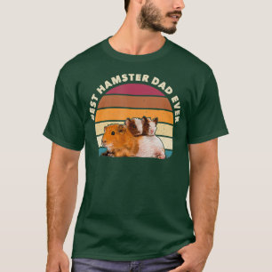 Camiseta Melhor Pai De Hamster Alguma Vez Com Hamster De Vi