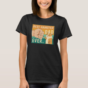 Camiseta Melhor Pai de Hamster Alguma Vez Pet Gerbil Citaçã
