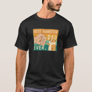 Camiseta Melhor Pai de Hamster Alguma Vez Pet Gerbil Citaçã