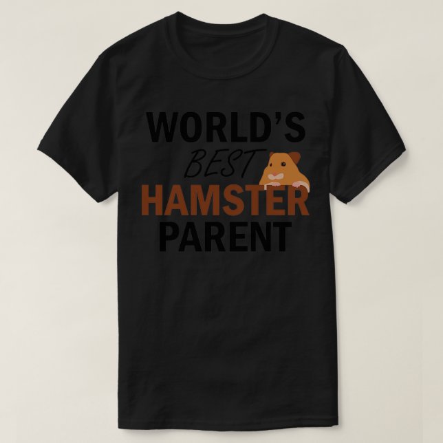 Camiseta Melhor Pai de Hamster do Mundo (Frente do Design)
