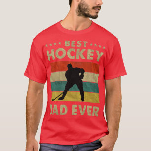 Camiseta Melhor Pai De Hóquei De Vintage