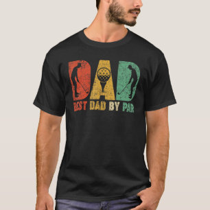 Camiseta Melhor Pai De Imagem Retrorística Par Golf Pai