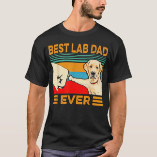 Camiseta Melhor Pai de Lab Sempre Retro