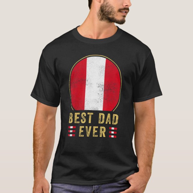 Camiseta Melhor Pai De Mulheres No Peru (Frente)